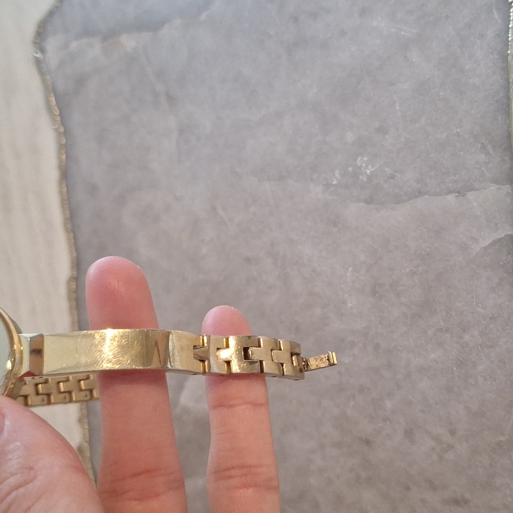 Movado Gold and Pink Women's Watch - Picture 5 of 7